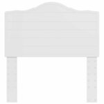 vidaXL Tête de lit Blanc Brillant 100 cm Bois d'ingénierie