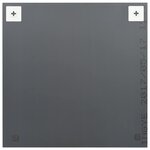 vidaXL Miroir mural carré 50 x 50 cm Verre