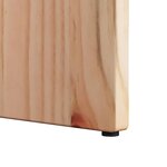 vidaXL Table basse 2 Pièces Naturel