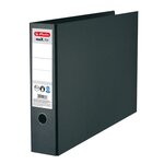 Classeur carton rigimax.file A3 à l'italienne Dos de 75 mm Noir HERLITZ