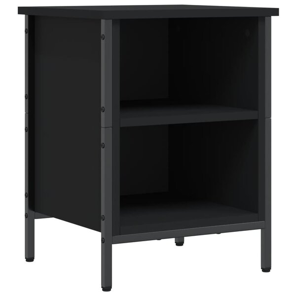 vidaXL Armoire à chaussures noir 38x35x50 cm bois d'ingénierie