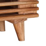vidaXL Meuble TV avec stockage avec porte Naturel 105 x 30 x 35 cm