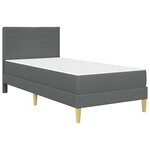 vidaXL Cadre de lit 80 x 200 cm Gris foncé
