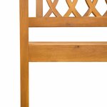 vidaXL Banc extérieur Naturel 220 x 55 5 x 90 cm Bois d'Acacia Massif