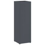 vidaXL Support de parapluie Anthracite Métal Standard Porte-parapluie