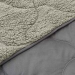 vidaXL Duvet d'hiver 200 x 240 cm Hiver Gris clair Respirant