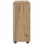 vidaXL Buffet chêne artisanal 88 5 x 30 5 x 73 cm Bois d'ingénierie