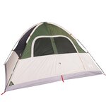 vidaXL Tente familiale à dôme 6 personnes vert imperméable