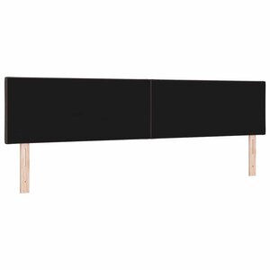 vidaXL Tête de Lit en Tissu Autre Marron foncé 200 cm tissu