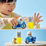 Lego 10967 duplo la moto de police  jouet pour les enfants de 2 ans et plus  développement de la motricité fine