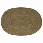 vidaXL Tapis Naturel et Noir 205 x 305 cm Jute
