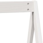 vidaXL Toit de lit pour enfants blanc 199x80 5x88cm bois de pin massif