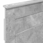 vidaXL Tête de lit Gris béton 80 cm Bois d'ingénierie