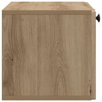 vidaXL Meuble TV mural 59 5 x 31 x 30 cm Chêne artisanal