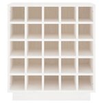vidaXL Armoire à vin Blanc 55 5x34x61 cm Bois de pin massif