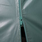 Vidaxl tente amovible pour bétail pvc 550 g/m² 3 3 x 6 4 m vert foncé