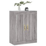 vidaXL Armoire murale sonoma gris 69 5x34x90 cm bois d'ingénierie