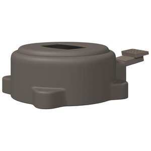 vidaXL Pied de parasol Argent 23 x 14 x 6 cm