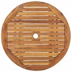 vidaXL Ensemble à manger de jardin pliable 3 Pièces Bois d'acacia solide