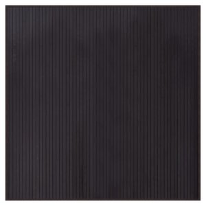 vidaXL Tapis carré marron foncé 100x100 cm bambou