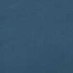 vidaXL Tête de lit avec oreilles Bleu foncé 103x16x118/128 cm Velours