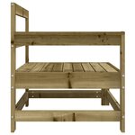 vidaXL Canapés d'angle de jardin 2 Pièces bois de pin imprégné