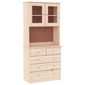 vidaXL Buffet ALTA 77x35x165 cm bois massif de pin