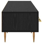 vidaXL Meuble TV Chêne noir 150 x 36 x 30 cm Bois d'ingénierie