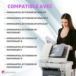 123CONSOMMABLES - 364XL - Cartouche d'encre Compatible avec HP 364 364XL pour Officejet 4620 4610 4622 Deskjet 3070A 3520 3524 Photosmart 5520 5510 5511 5512 (3 Noir / 3 Cyan / 3 Magenta / 3 Jaune)