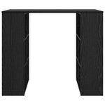 vidaXL Bureau Chêne noir 90 x 50 x 75 cm Bois d'ingénierie