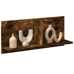 vidaXL Armoire murale 70x16 5x30 cm chêne fumé bois d'ingénierie