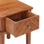 vidaXL Table de chevet 40x40x50 cm Bois d'acacia massif