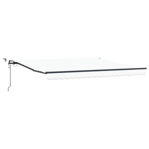 vidaXL Tissu de auvent Blanc 400 × 350 cm Polyester
