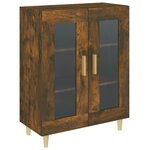 vidaXL Buffet chêne fumé 69 5x34x90 cm bois d'ingénierie