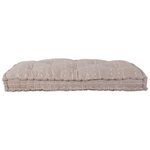Coussin palette vidaXL Beige 120x80x12 cm Tissu