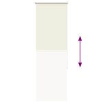 vidaXL Store enrouleur occultant blanc cassé 50x175cm largeur du tissu