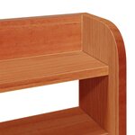 vidaXL Cadre de lit Cire marron 150 x 200 cm Bois de Pin Massif