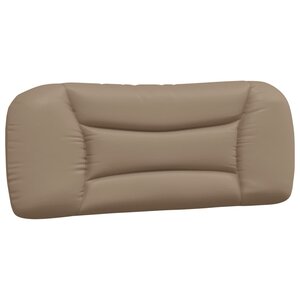vidaXL Coussin de tête de lit Hvar cappuccino 100 cm similicuir