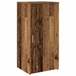 vidaXL Bureau de réception vieux bois 155x50x103 5cm bois d'ingénierie