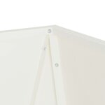 vidaXL Jardinière Blanc 40 x 40 x 75 cm Acier