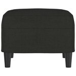 vidaXL Repose-pied Noir 60x50x41 cm Tissu
