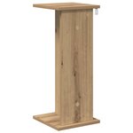 vidaXL Support de Plante 2 pièces Chêne artisanal 25 x 25 5 x 60 5 cm