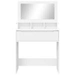 vidaXL Tables de maquillage pour chambre Blanc 80 x 39 6 x 135 cm