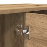 vidaXL Meuble TV Chêne artisanal 102 x 35 x 36 5 cm Bois d'ingénierie