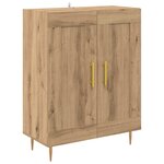 vidaXL Haut Armoire Chêne artisanal 69 5 x 34 x 180 cm
