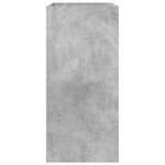 vidaXL Meuble sous lavabo de salle de bain Gris béton