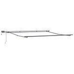 vidaXL Auvent avec Anthracite 4 5 × 3 5 m Métal