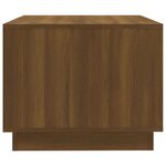 vidaXL Table basse Chêne marron 102 5x55x44 cm Bois d'ingénierie