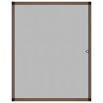 vidaXL Écran anti-insectes pour fenêtres Marron 120 x 140 cm