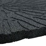 vidaXL Dalle de jardin 6 pièces Noir Ø 45 x 1 8 cm Caoutchouc